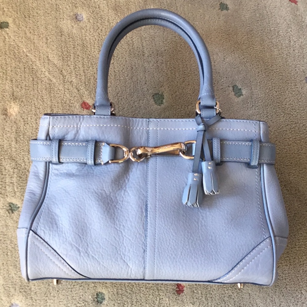 COACH Hamptons Pebbled Leather Purse